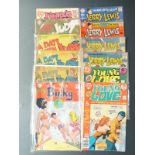 Twelve DC comics comprising Showcase Leave It To Binky 70, A Date With Judy 13, 26, 31 and 68, Young