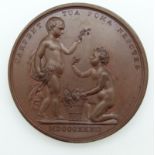 William IV bronze medal for the Royal Horticultural Society of Cornwall 1832, designed by William