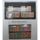 Cayman Islands mint stamps. 1905 1/2d-1s. 1907 4d-5s. 1907 5s x 2. 1907 5s specimen. 1932 1/4d-10s.