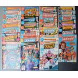 Thirty DC Comics Justice League of America comprising 184-186, 191, 193-198, 200-208, 212-214,