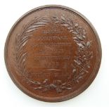William VI bronze academic medal for "Royal Cornwall Polytechnic Society Instituted 1833, First