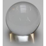 Baccarat crystal ball/fortune teller's ball, diameter 10.5cm