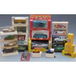 Twenty-two various diecast model vehicles including Solido, Atlas Edition Dinky Toys, EFE,