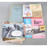 Circa late 20thC railway ephemera and booklets including Intercity, Glasgow underground