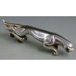 Jaguar chrome car mascot, length 19.5cm