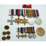 British Army WWII D-Day Military Cross medal group for Major H F Wheway, 22nd Dragoons, comprising