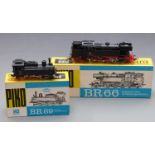 Two Piko HO gauge locomotives 2-6-4 66002 BR66 and 0-6-0 Old Timer 89265, both in original boxes.