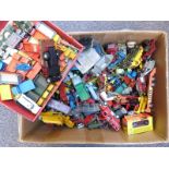 A large collection of mainly Matchbox diecast model vehicles including 1-75 series, Models of