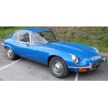 1971 E-Type Jaguar 5.3 litre V12 registration GAN 238J, by repute first owned by Prince Michael of