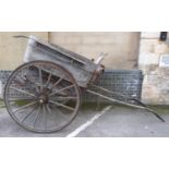 F Norris, Gloucester 19thC or early 20thC two wheel horse drawn governess cart with maker's name