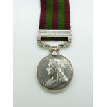 India Service Medal 1895 with Punjab Frontier 1897-98 named to 3437 Pte A Waldron, 3d Bn Rif Bde.