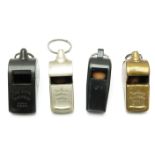 Four British Railways ACME whistles including Eastern and Western region examples