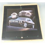 Seven various 1990's Jaguar Cars calendars