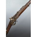 Neeham .50-70 breech loading conversion American service rifle with lock stamped 'US Bridesburg',