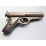 A A Brown & Son ABAS Major No. 1 .177 air pistol with wooden grips, NVSN.