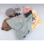 Quantity of reproduction German WWII uniform including a cap