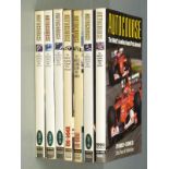 Seven Autocourse Grand Prix Annual books circa 1990-2003