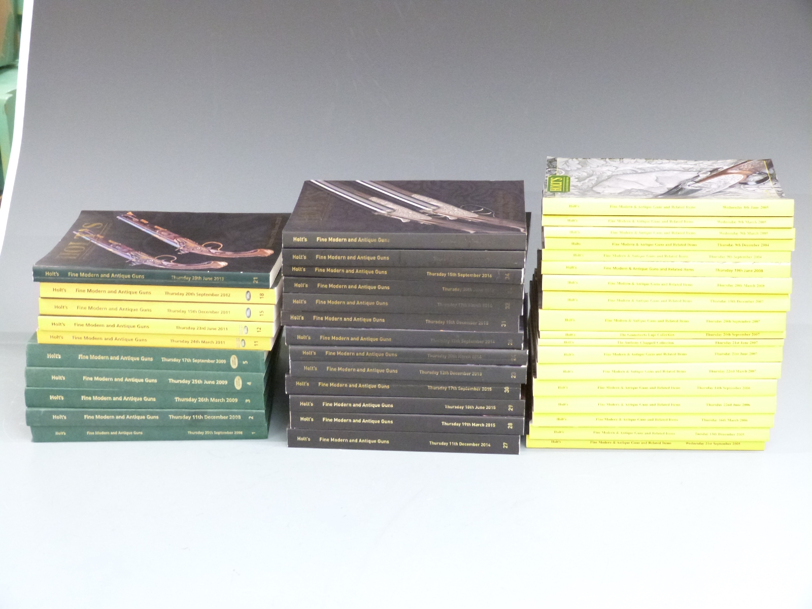 Forty-one Holt's auction catalogues 2005-2017 including five hardback volumes examples