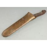 Bronze diver's knife sheath
