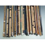Approximately 15 float fishing/match rods including carbon fibre, Abu, Shakespeare, Tricast