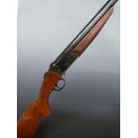 BSA 12 bore single barrelled shotgun with semi-pistol grip and named 32 inch barrel choked ¾,