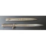 German 88/98 pattern Ersatz all steel bayonet with acceptance stamp to back of 31cm fullered