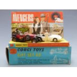 Corgi Toys diecast model Gift Set 40 The Avengers Vintage Bentley and Lotus Elan S2 with figures