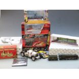 Eight various model vehicles including two Atlas editions aeroplanes, Hornby Dublo 00 gauge 3-rail