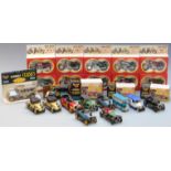 Twenty-five Corgi Classics, Polistil and similar diecast model vehicles, 14 in original boxes.