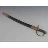 Constabulary 1850 pattern sword marked Parker Field and Son, 233 Holburn, London to 55cm blade, with