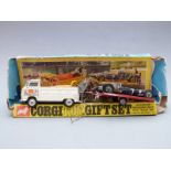 Corgi Toys diecast model Gift Set 6 Volkswagen Breakdown Truck with Trailer and Cooper-Maserati F/1,