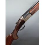 Spartarmi 12 bore over and under ejector shotgun with engraved lock, top plate and underside,