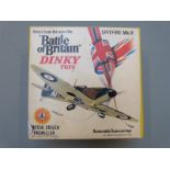 Dinky Toys Battle of Britain diecast model Spitfire Mk II aeroplane, 719, in original box.