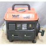 Wolf 800 petrol generator