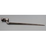 British 1839 pattern socket bayonet with 40cm blade