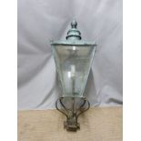 COLLECTING Circa 1920's/30's copper gas lamp by the Anti-Vibration Incandescent Light Company (