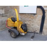 Year 2000, Entec CH18PH industrial wood chipper with 18hp Kohler OHC V twin petrol engine, spare