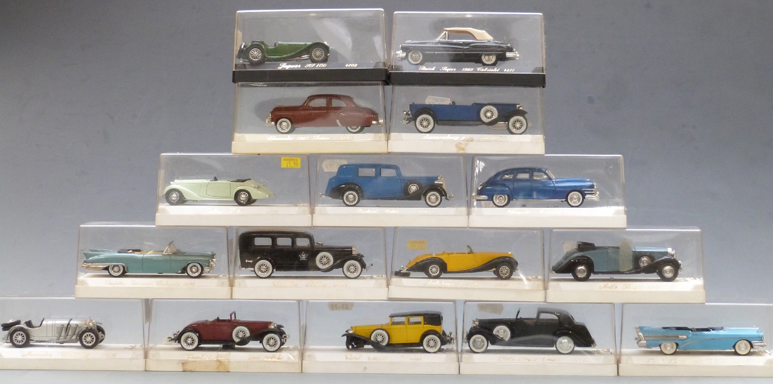 Sixteen Solido Age D'or diecast model vehicles, all in original boxes