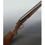 Astra Imperial 12 bore side by side shotgun with engraved locks, trigger guard underside and top