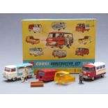 Corgi Toys diecast model Gift Set 24, Constructor Set with two Commer ¾ Cab and Chassis Units and