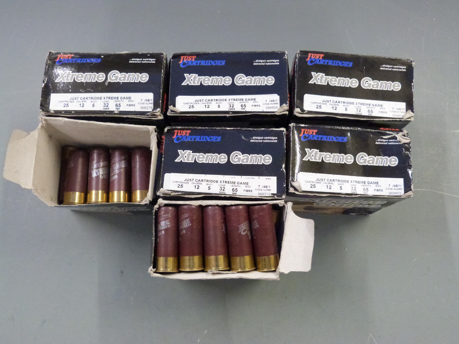 One-hundred-and-sixty-four Xtreme Game 12 bore shotgun cartridges, in original boxes. PLEASE NOTE - Image 2 of 2