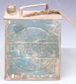 Pratts vintage two gallon petrol can with Shell cap