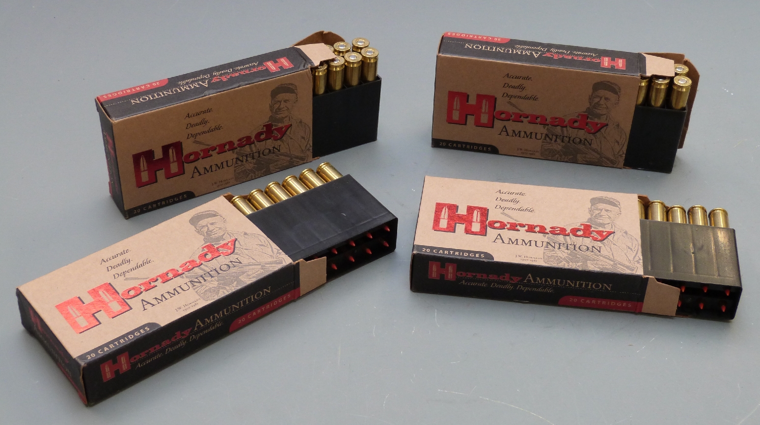 Eighty Hornady .308 rifle cartridges, in original boxes. PLEASE NOTE THAT A VALID RELEVANT