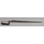 British 1840 pattern Constabulary style bayonet with 3" (7.5cm) socket, marked Reeves to 33cm blade