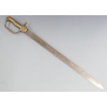 British Volunteers c1801 Baker sword bayonet 2nd pattern, with heavy 58.5cm blade