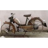 1957 Binetta 49cc 2 speed moped, registration SDG984, with buff logbook, handbook, tax discs and two