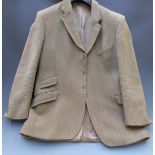 Gentleman's tweed hacking jacket by Pytchley, size medium