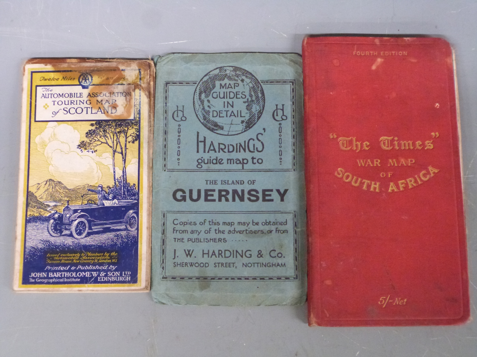 Collection of vintage motoring and similar maps to include George V Ordanance Survey, Edward - Image 4 of 4