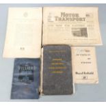 Quantity of railway and transport booklets including 1928 Southern Railway Pullman 21 year