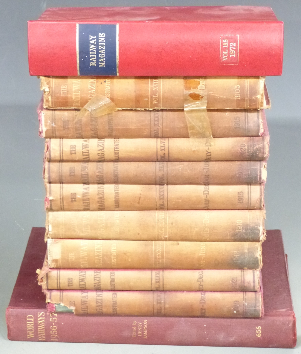 A large quantity of railway interest books and magazines to include bound volumes of The Railway - Image 5 of 9